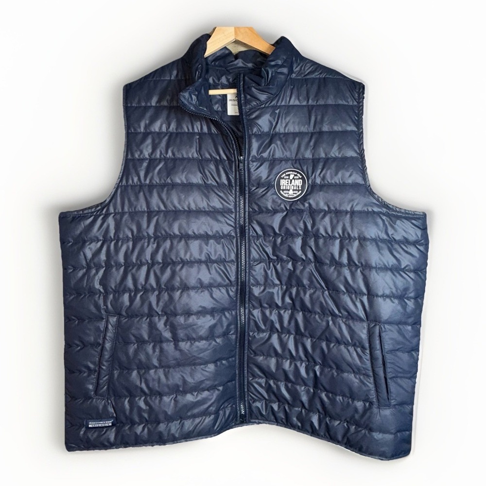 Ireland‎ Originals Puffer Vest Size XXL by Irish Connexxion Navy Lightweight